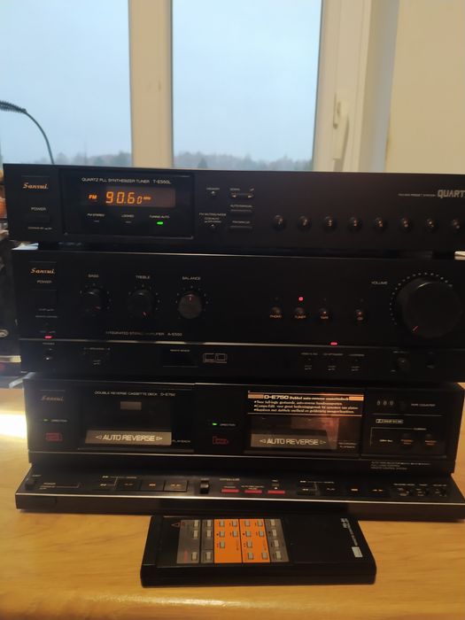 Sansui wieża z pilotem