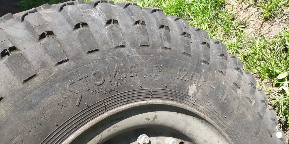 Opona 12,00-18 STOMIL T5 para 2szt komplet wojskowe do przyczepy star