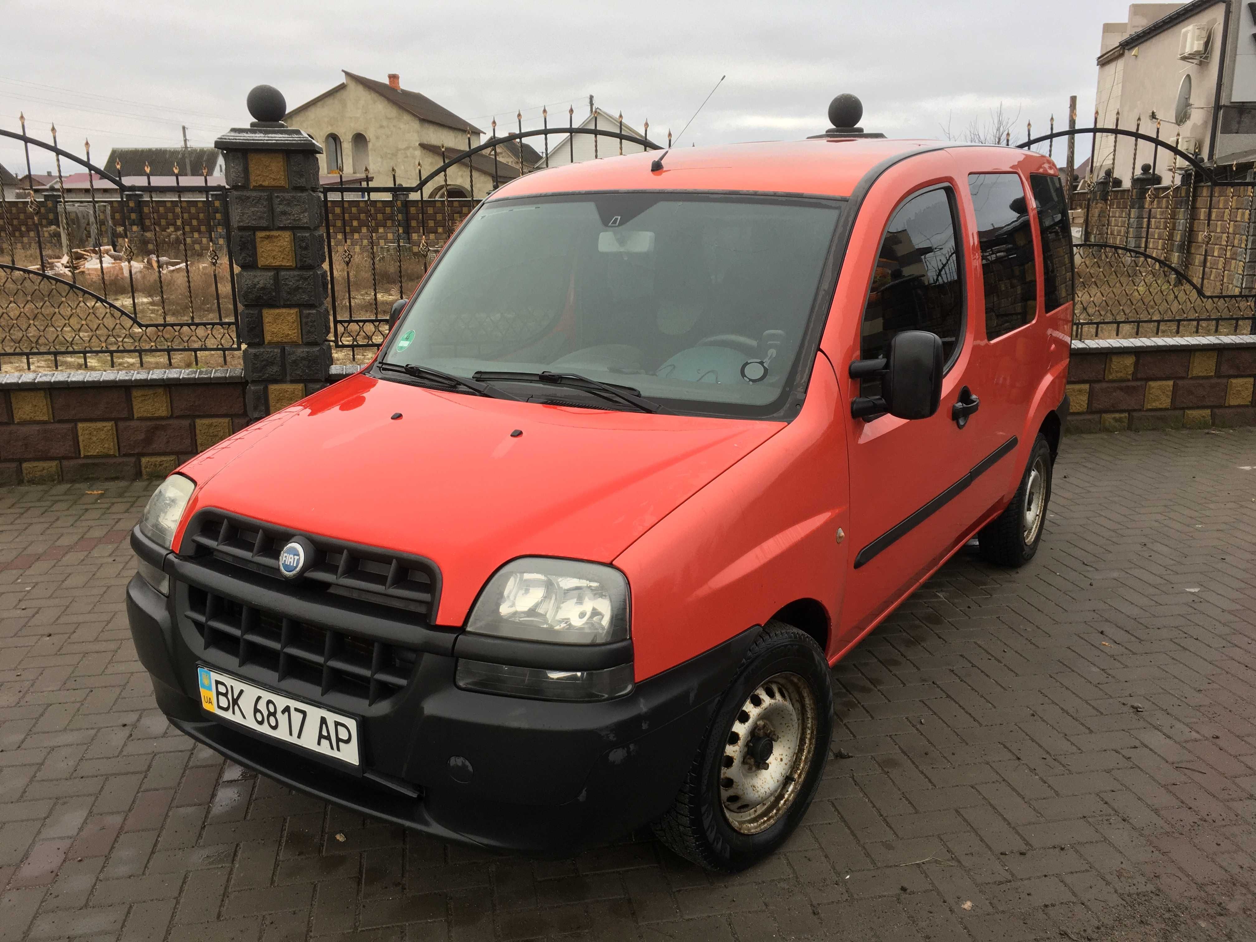 Продам Fiat Doblo Cargo 1,24 8V газ/бензин 2002р (пасажир)