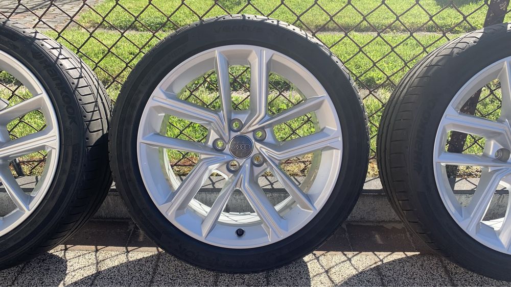 Koła letnie 18” alufelgi Audi + opony letnie Hankook 245/40/18