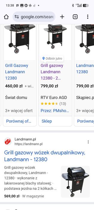 Grill gazowy nowy
