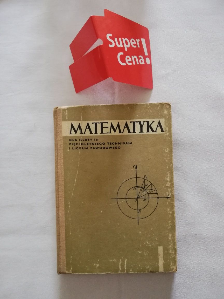książka "matematyka" kl 3 technikum i liceum zawodowego S. Straszewicz