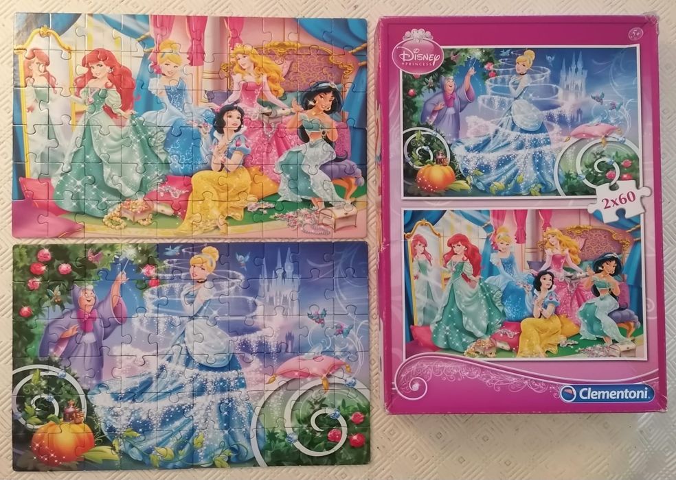 Puzzles: Trolls 100 , Princesas Disney 2x60