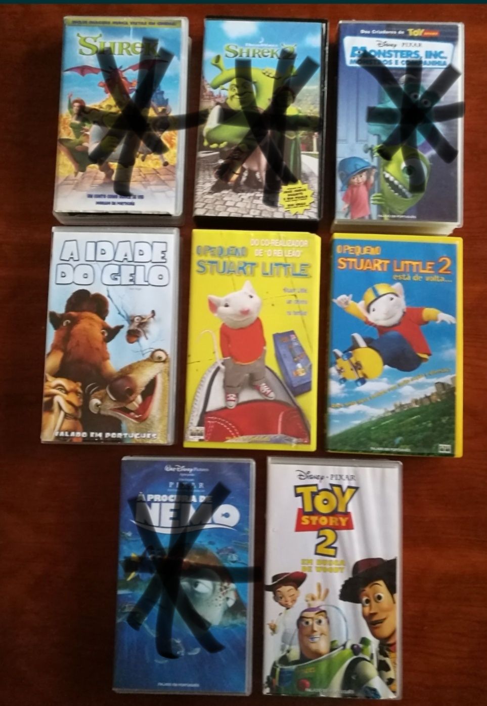 VHS e DVD Animação e Super Heróis