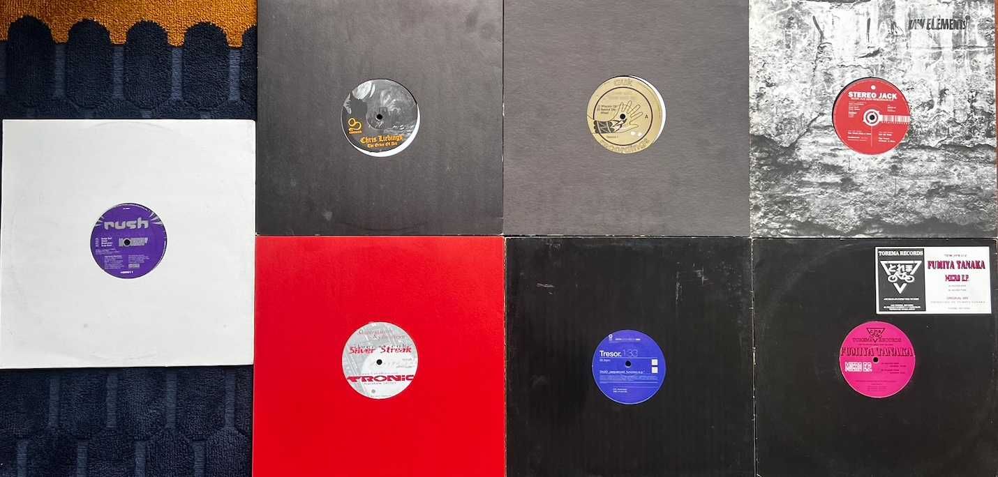 13 LP's [Old School Techno, Acid] Auk, Tronik, Tresor, Frisbee