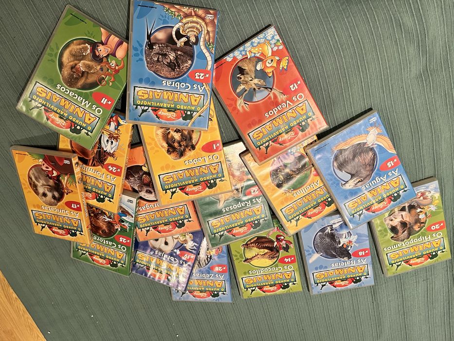 DVD Bayblade e animais