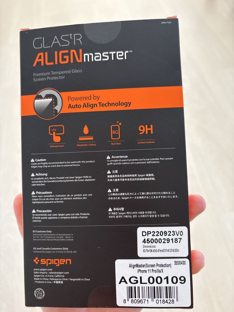 Szklo hartowane 2szt Spigen Iphone 11 Pro/XS/X