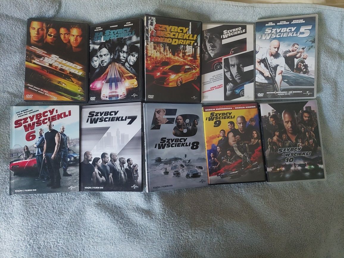 Szybcy I wściekli komplet DVD