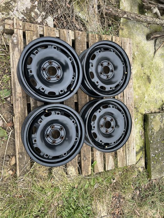 4xfelga stalowa 14'' VAG/AUDI (5x100 ET35)
