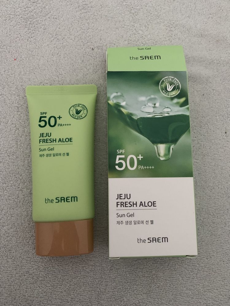 Koreanski krem z filtrem SPF50 jeju fresh aloe 50 ml