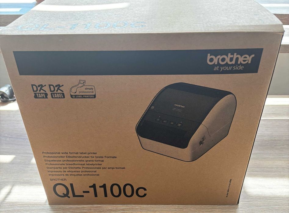 Brother QL-1100CYJ1 —drukarka etykieciarka jak nowa używana kilka razy