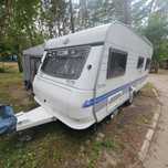 Hobby De Luxe  Hobby DeLuxe 495 przyczepa kempingowa + napęd mover Obelink
