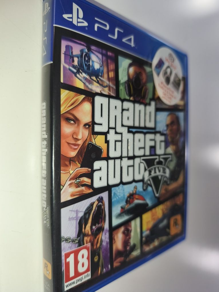 Gra Ps4 Grand Theft Auto V PL GTA V gry PlayStation 4 Sniper UFC Crash