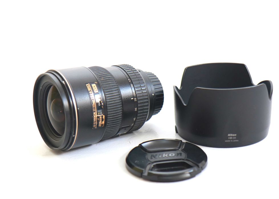 Lente Nikon 17-55mm f\2.8 objetiva em boas condições