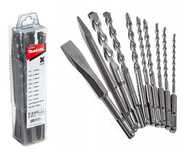 Zestaw Wierteł I Dłut Sds-Plus Do Betonu, Muru 10Szt. Makita D-46361