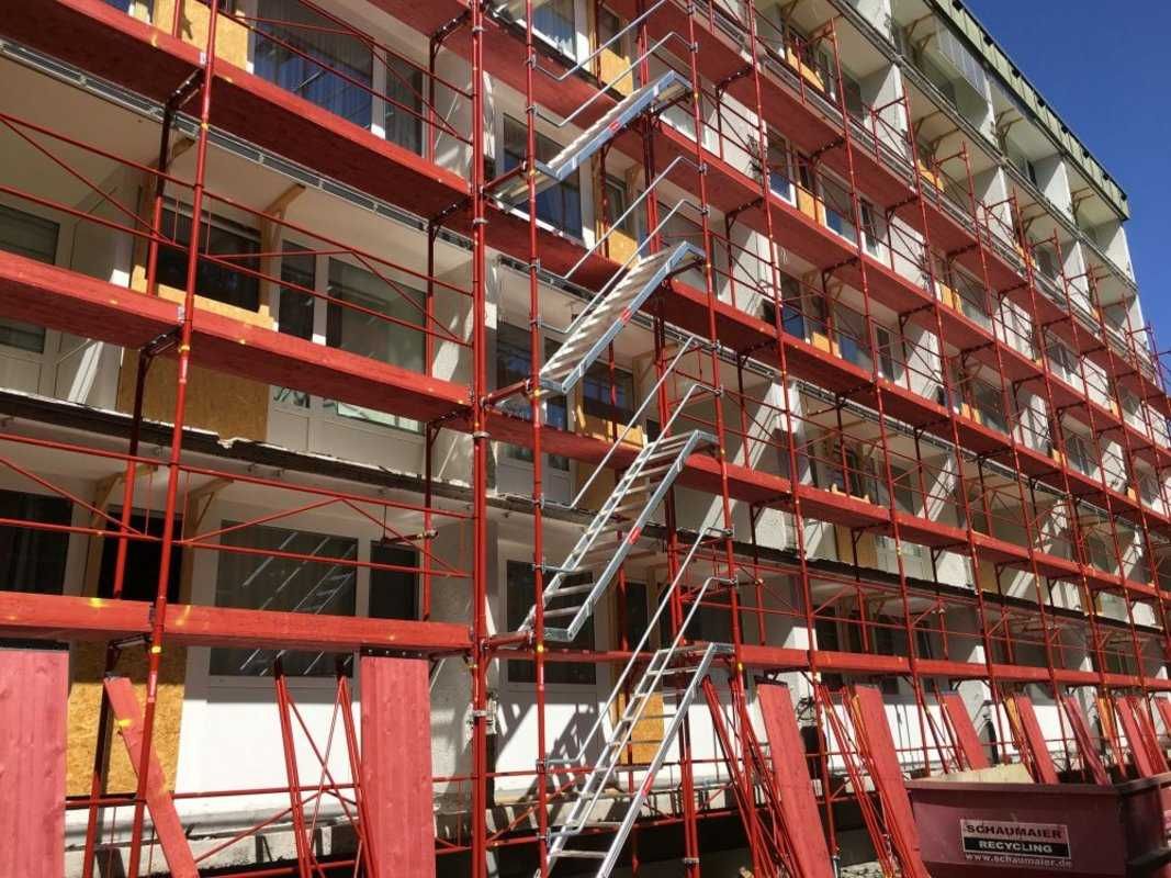 Rusztowanie fasadowe Ringer Doppelgeländer  Zestaw kompletny 90 m2