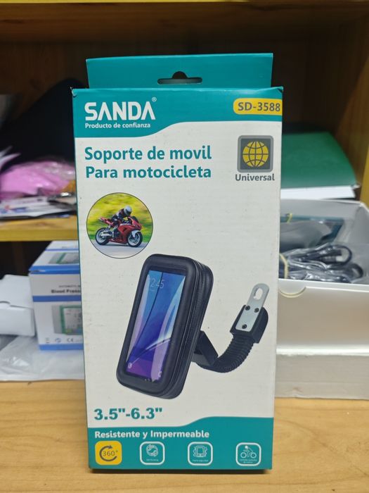 Suporte de telemóvel para mota