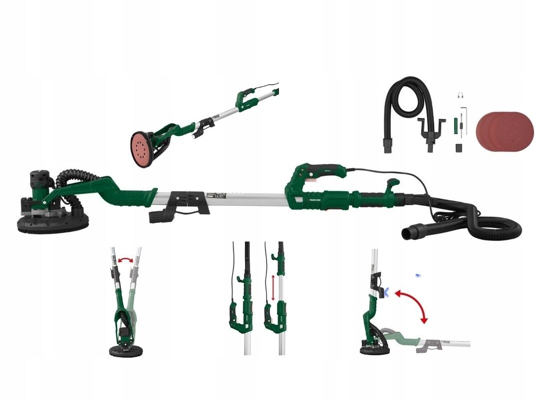 Nowa na gwarncji PARKSIDE® Szlifierka do ścian i sufitów PWDS 920
