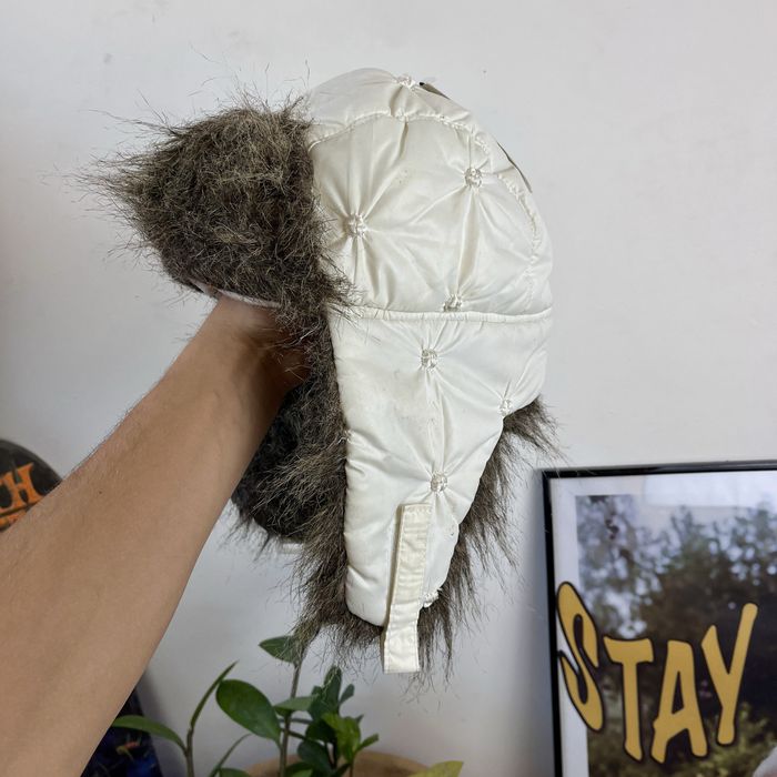 Czapka Uszatka Ushanka Mohair Fuzzy Avant Garde Opium Rap Ed Hardy Y2k