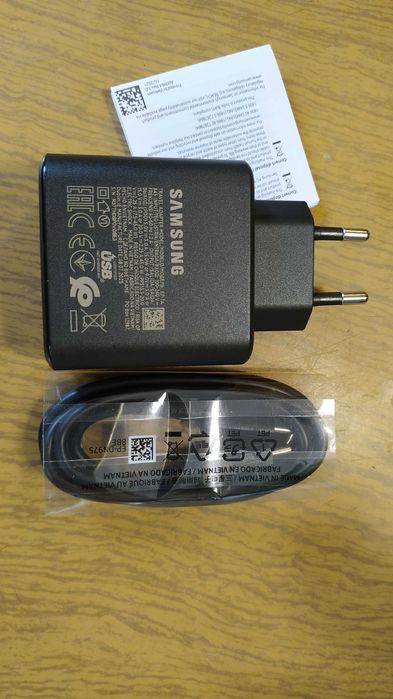 Швидка зарядка Samsung 45W / зарядка Самсунг 45Вт + кабель Type-C