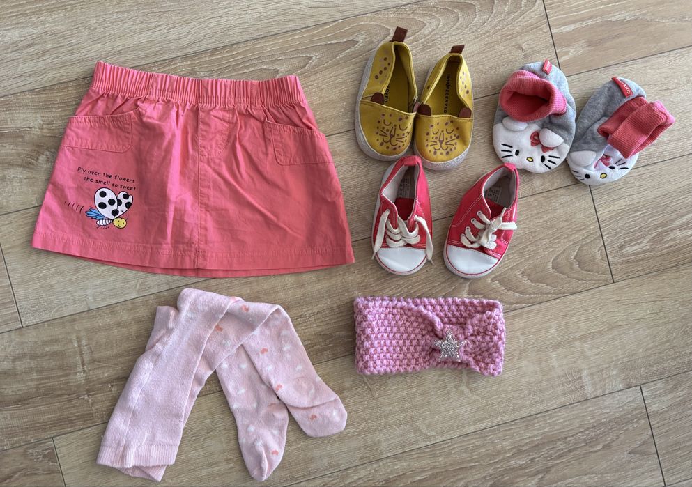 Zestaw u ranek dla dziewczynki rozm. 74 paka ubrań/wyprawka dla maluch