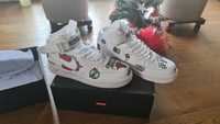 Nike Supreme Air Force one mid NBA white size 43