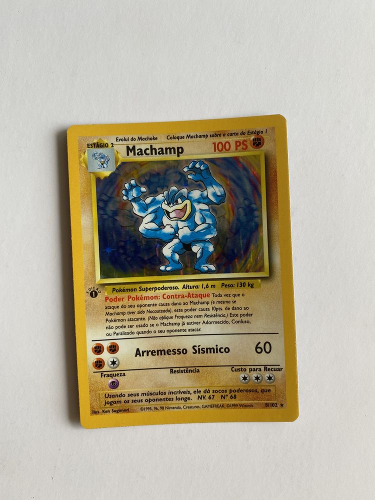 Machamp primeira edicao RARA