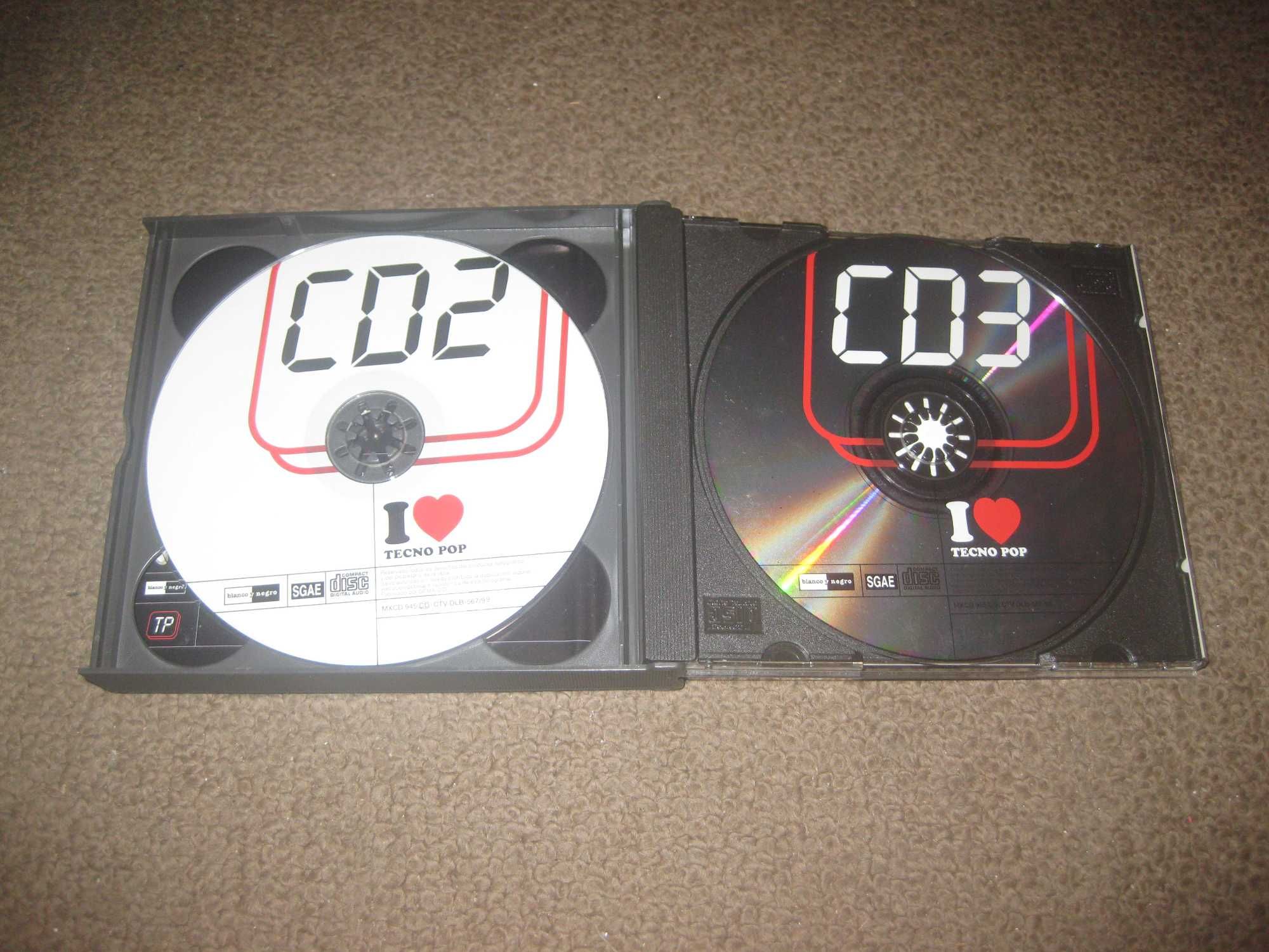 CD Triplo da Coletânea "I Love Tecno Pop"