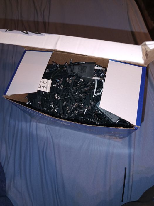 Lampki choinkowe niebieskie