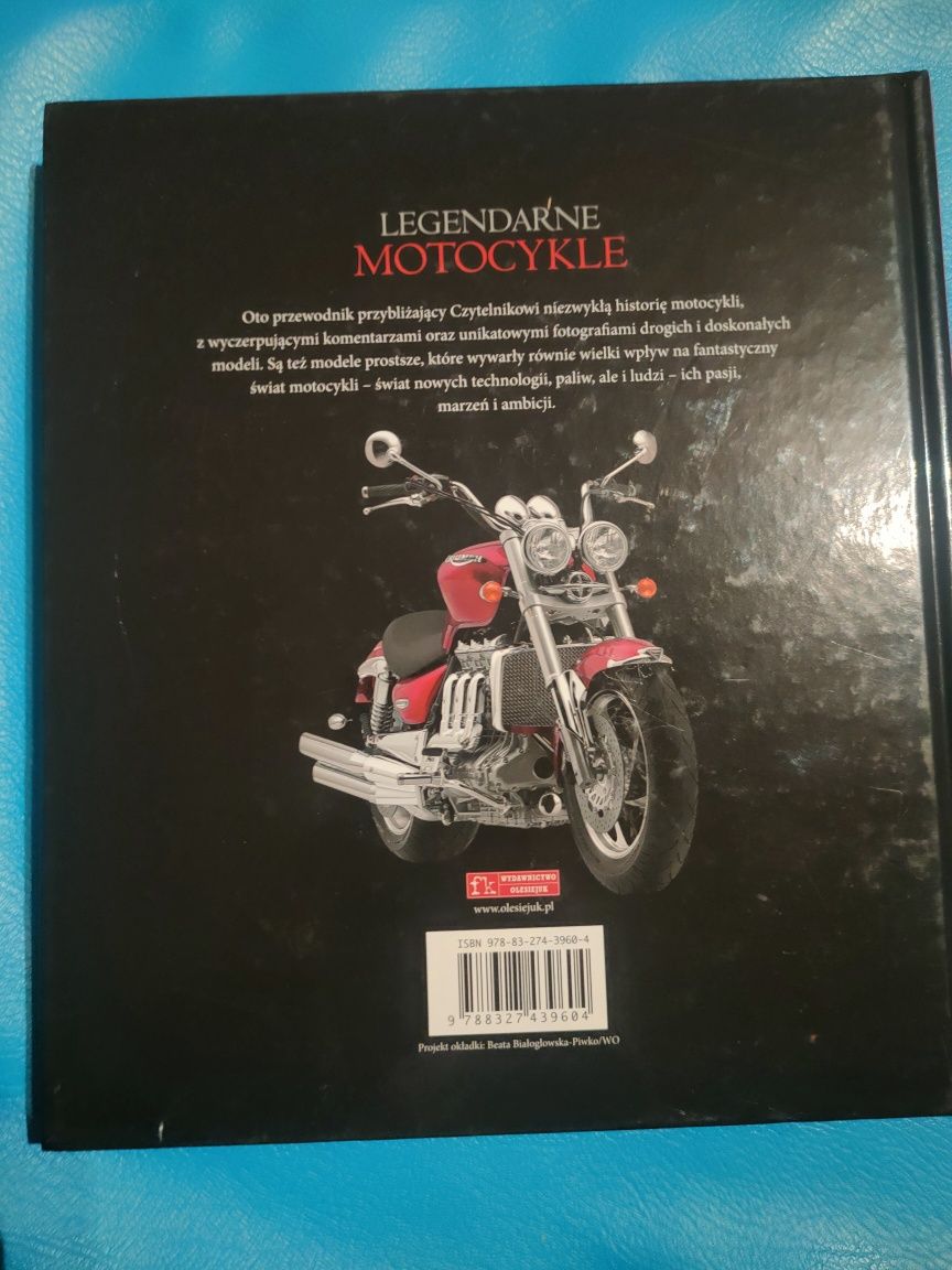 Książka Legendarne Motocykle Olesiejuk