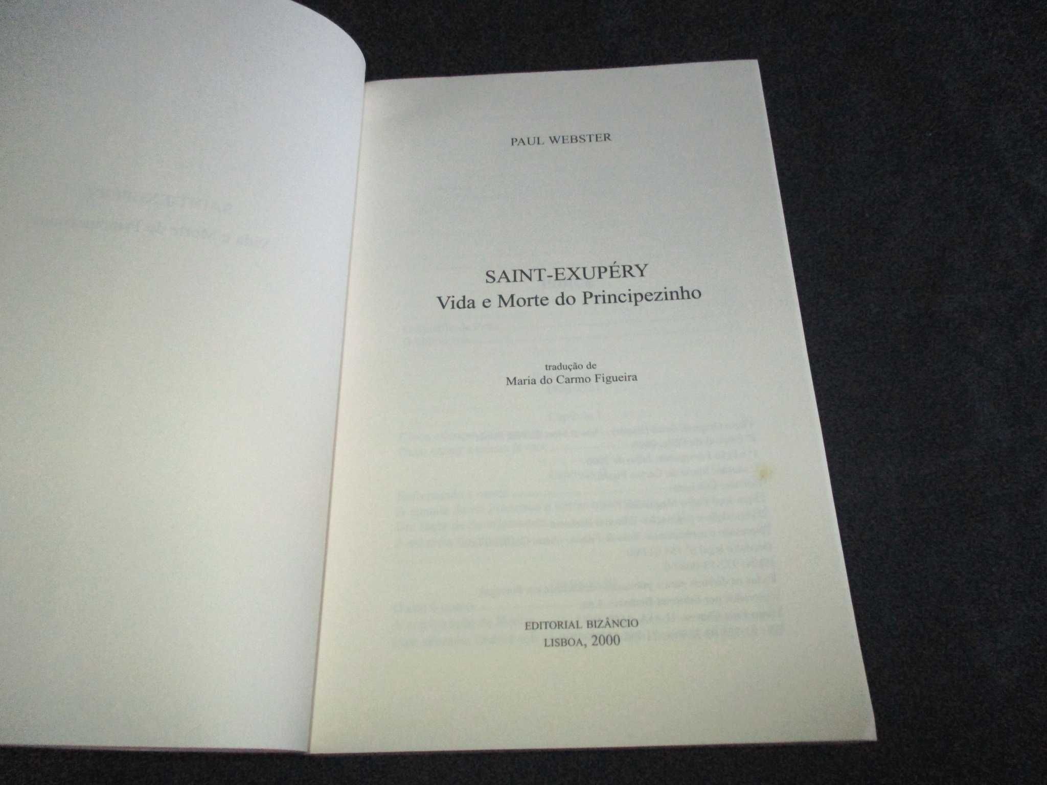 Livro Saint-Exupéry Vida e Morte do Principezinho
