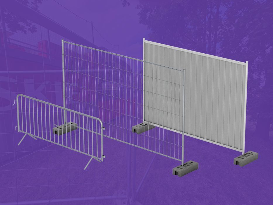 Ogrodzenie Budowlane Ażurowe - Owalny - Poznań i okolica