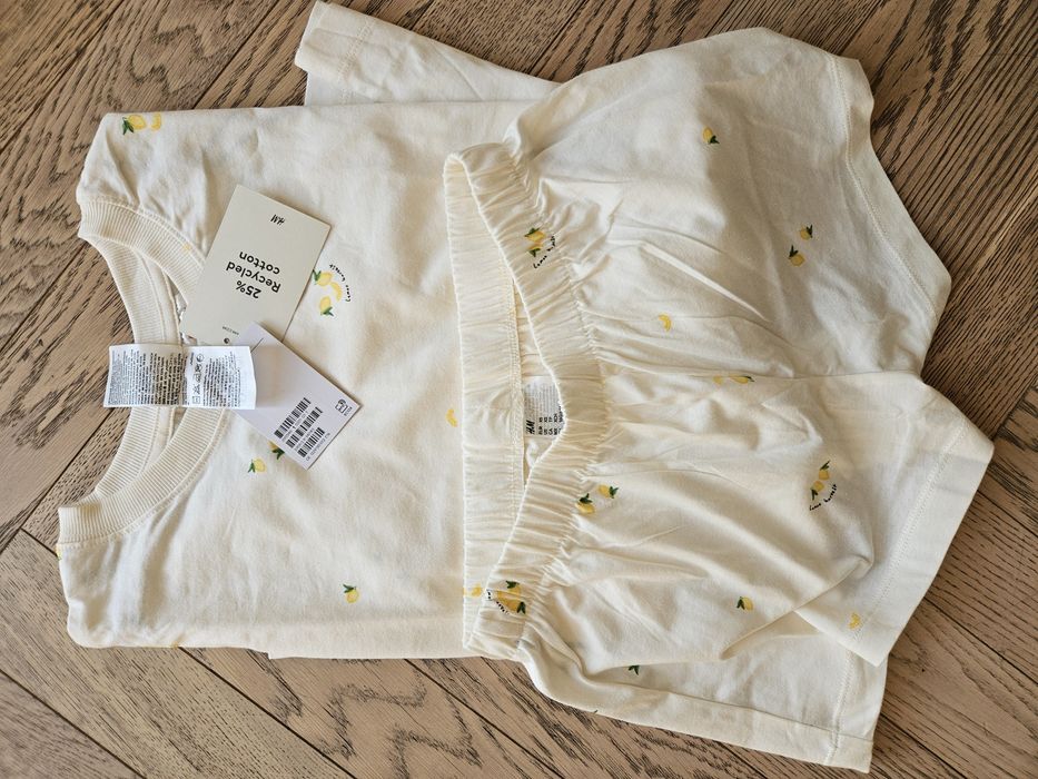 NOWA pizama w cytryny H&M rozm. XS