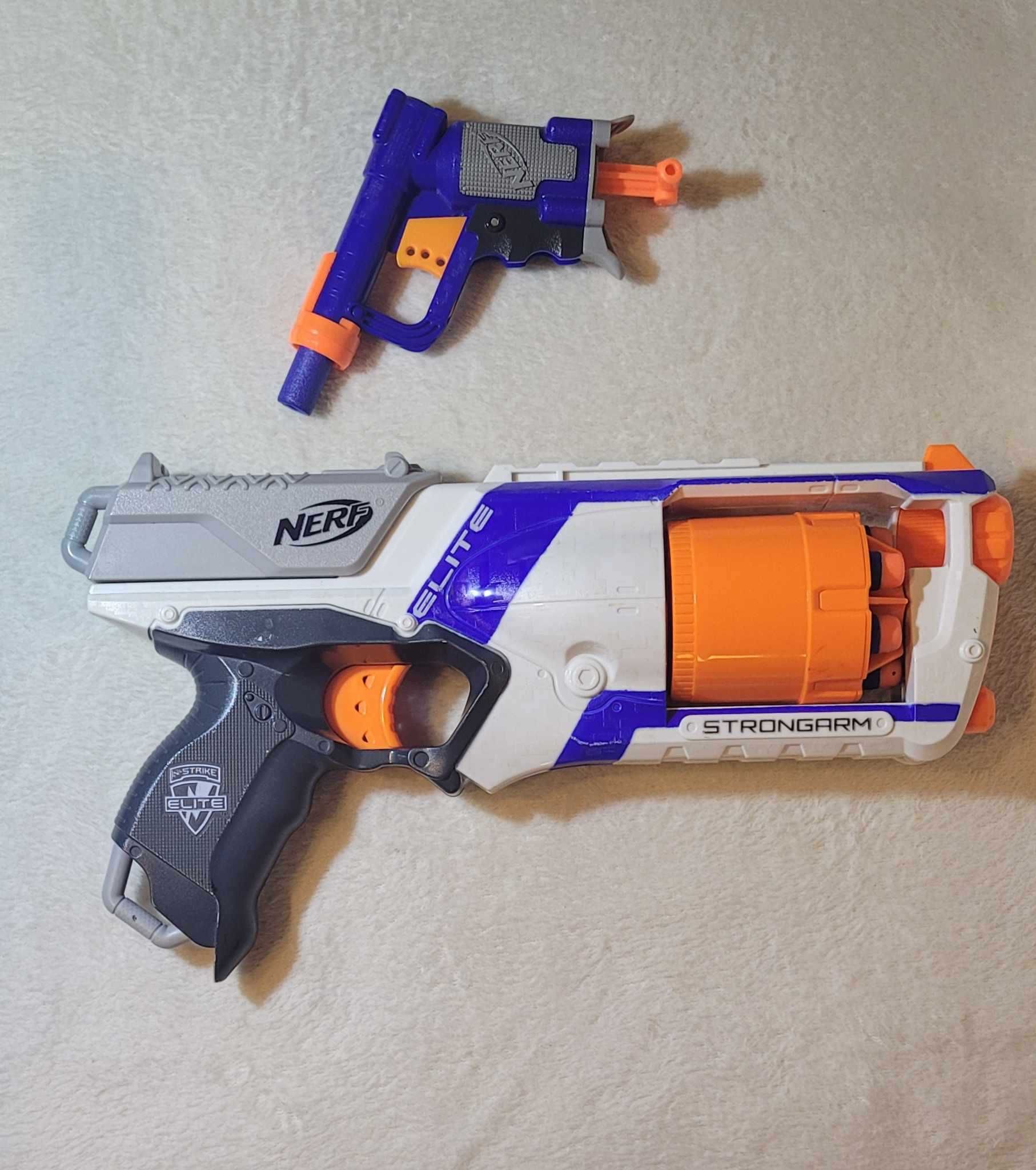 Pistolety Nerf N-Strike Elite Strongarm, blaster, stan super