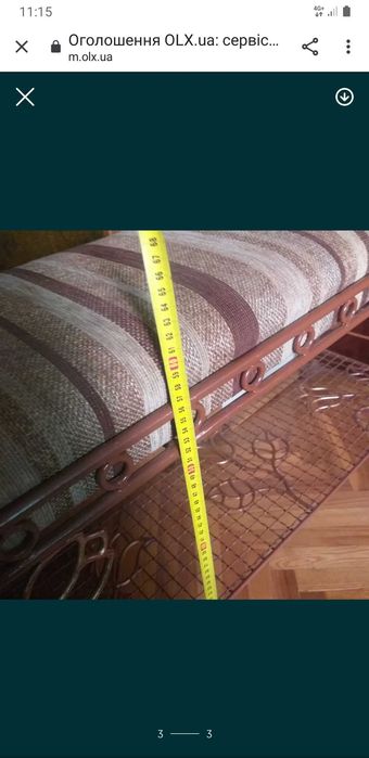 металева лавка банкетка