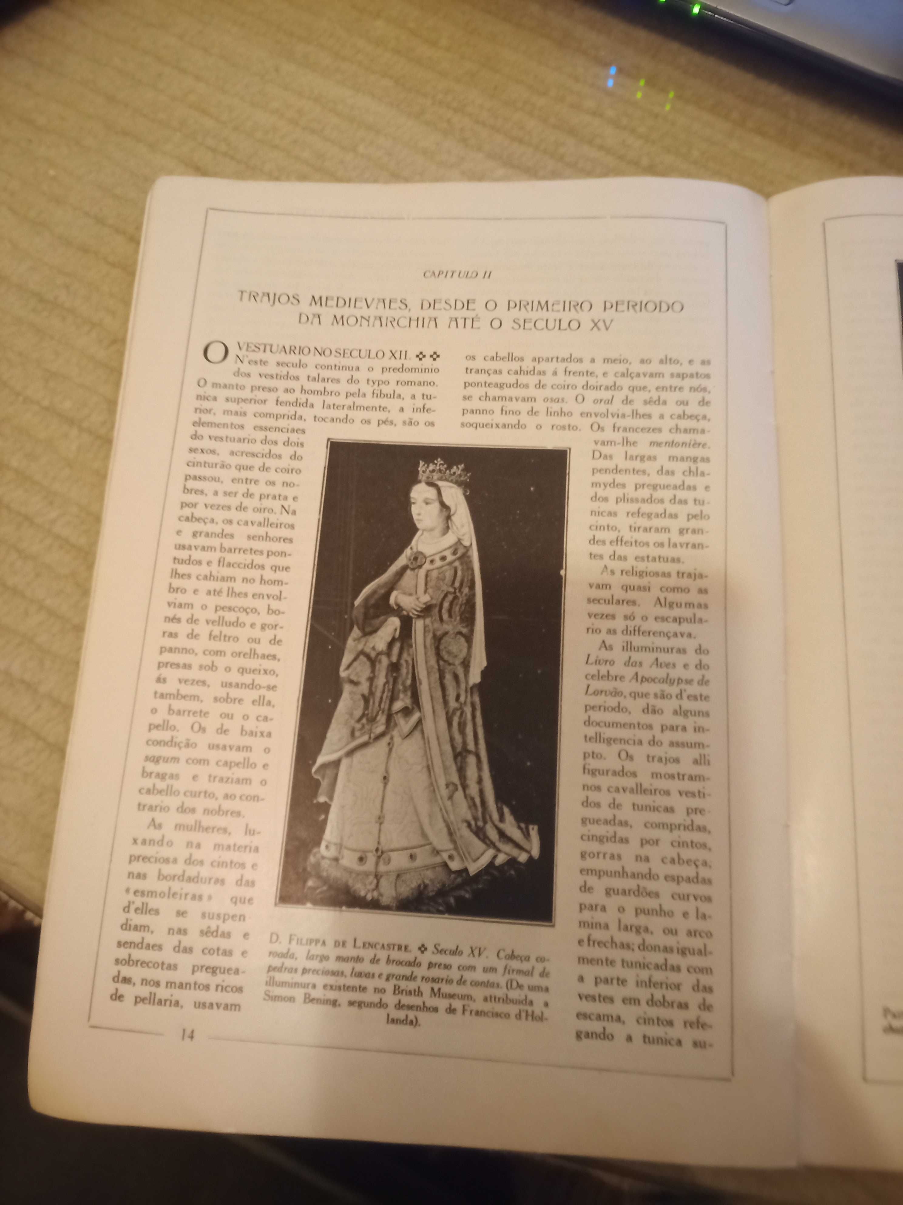 "História do Trajo" em Portugal  antigo livro de colecção