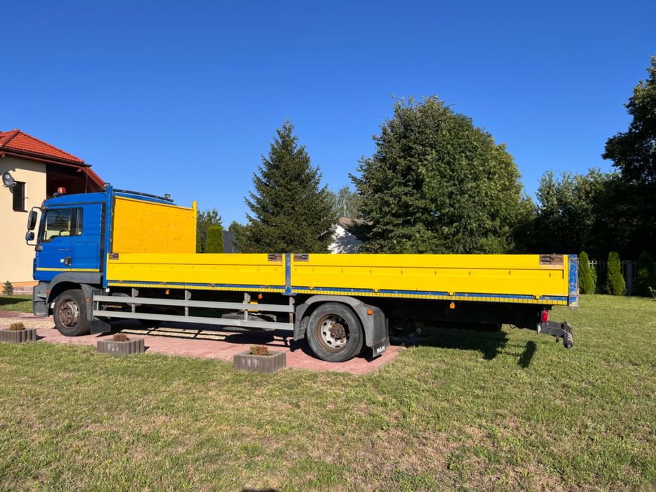 MAN TGM 15.290 SKRZYNIA 8 m, pomoc drogowa, koła 22,5 cala.