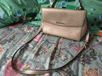 Torebka Michael Kors Metallic Gold Skóra Mini Ava