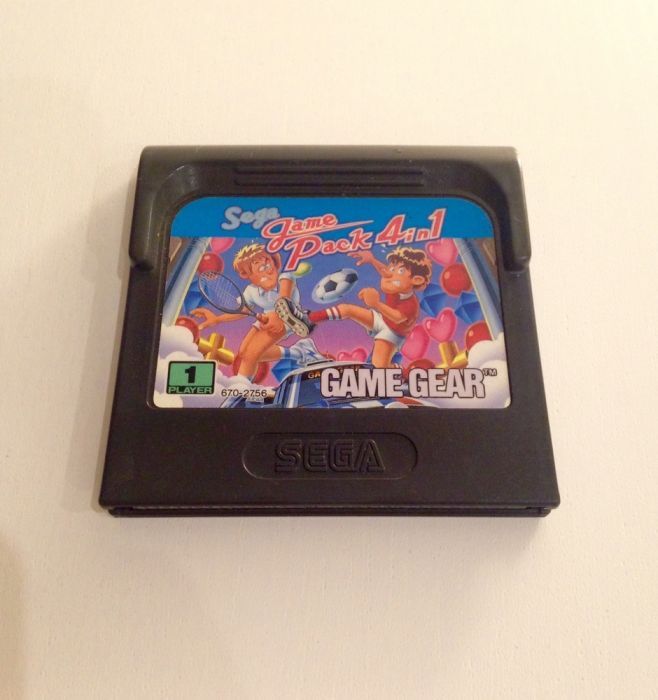 Jogo Game Gear Sega Game Pack 4 in 1