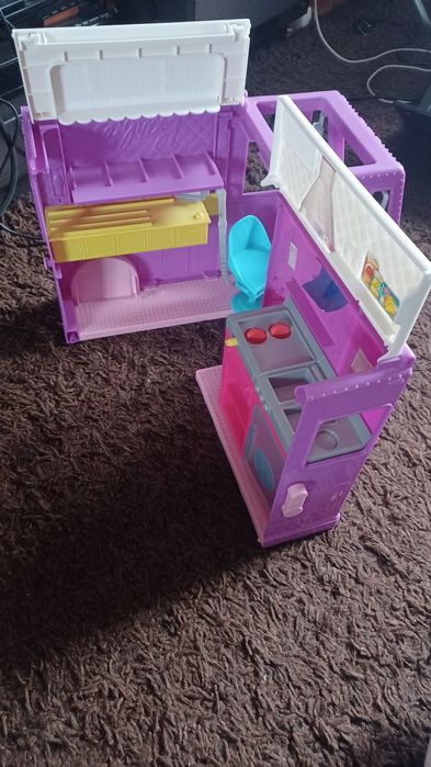 Kamper barbie auto rozkladane