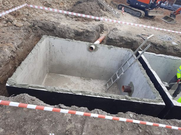Szamba Szambo betonowe szczelne zbiorniki na wodę Łódź Konin Pabianice