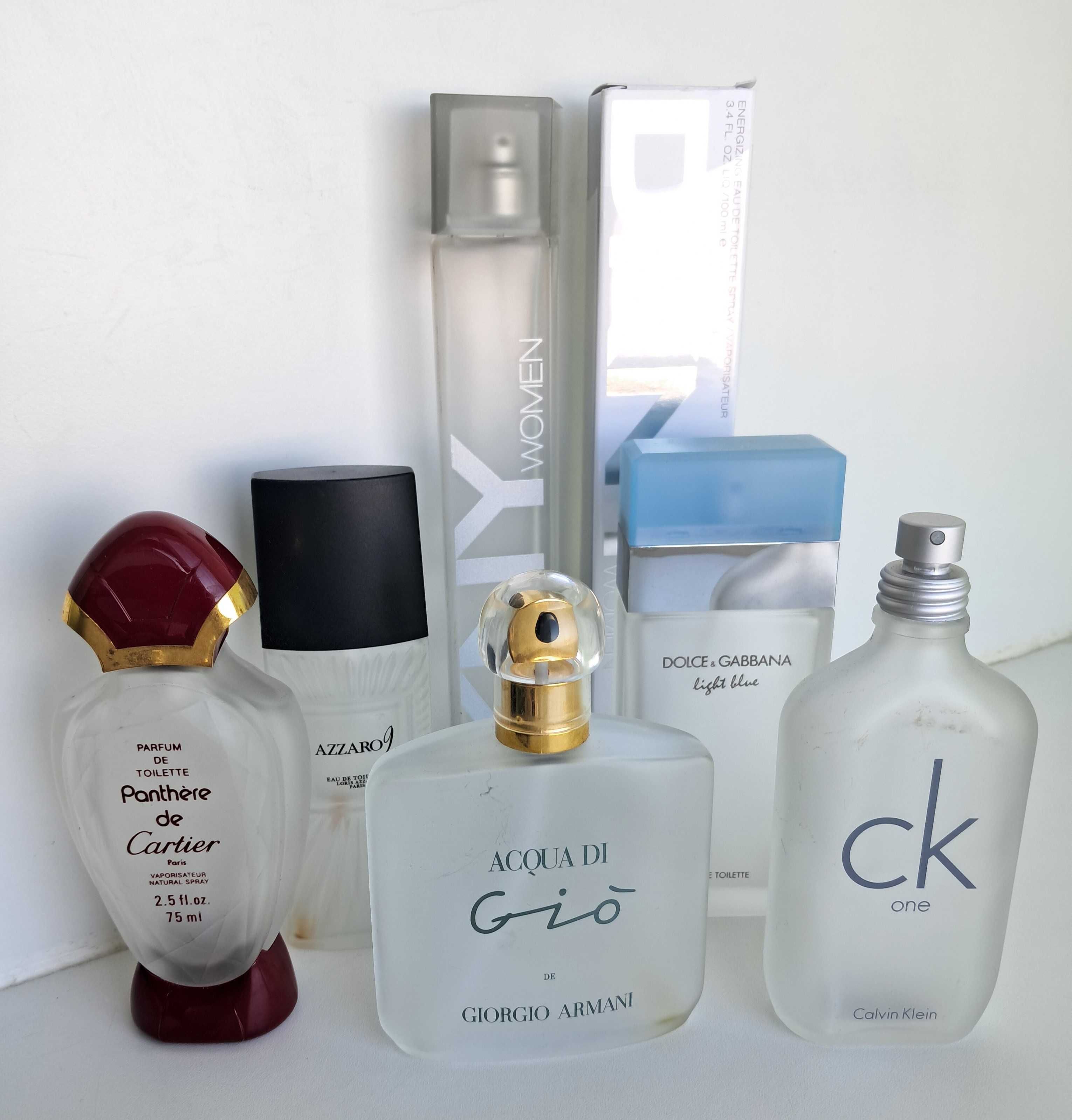 Conjunto de 6 Frascos de Perfume de Coleção - Vidro Fosco