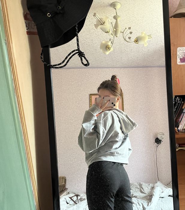 Штани в рубчик чорні