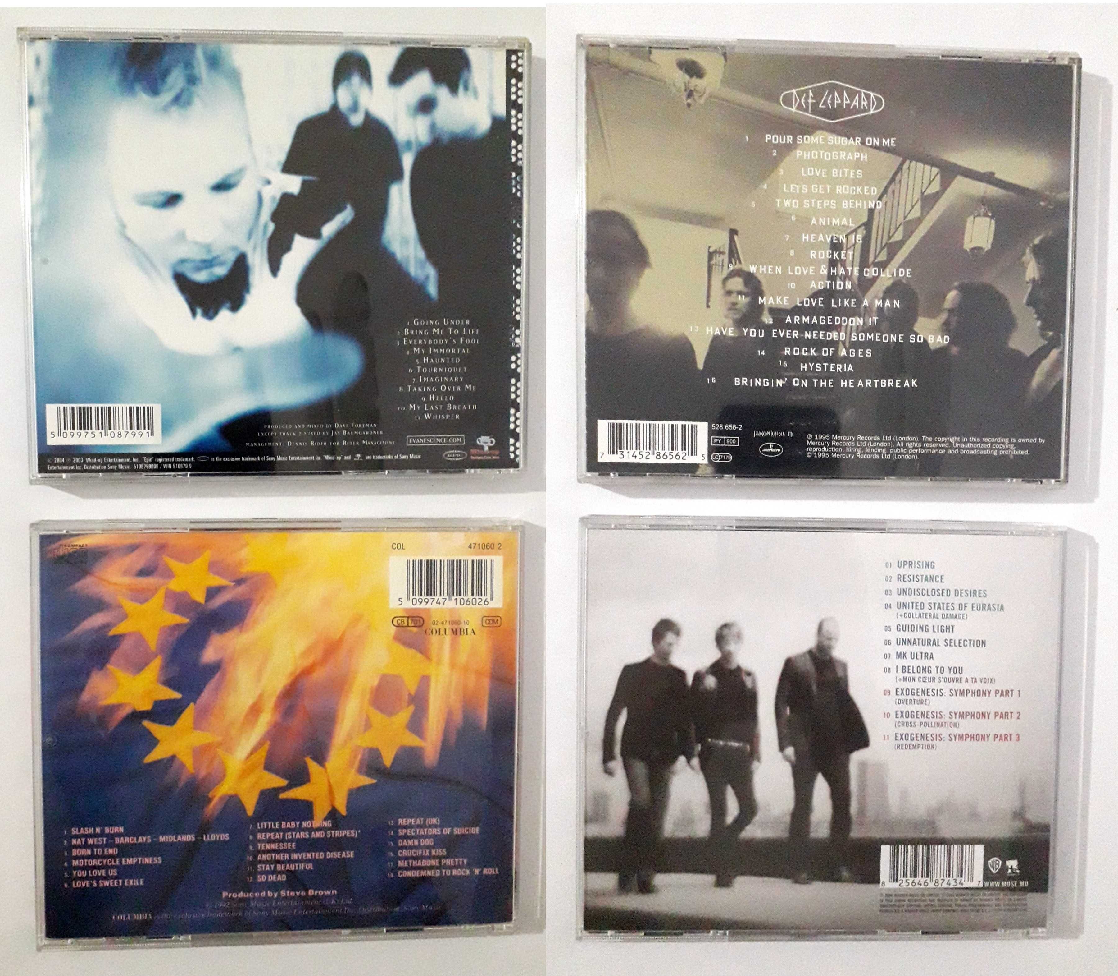 CDs Música usados: Evanescence, Manic Street Preachers, Muse - Set 3