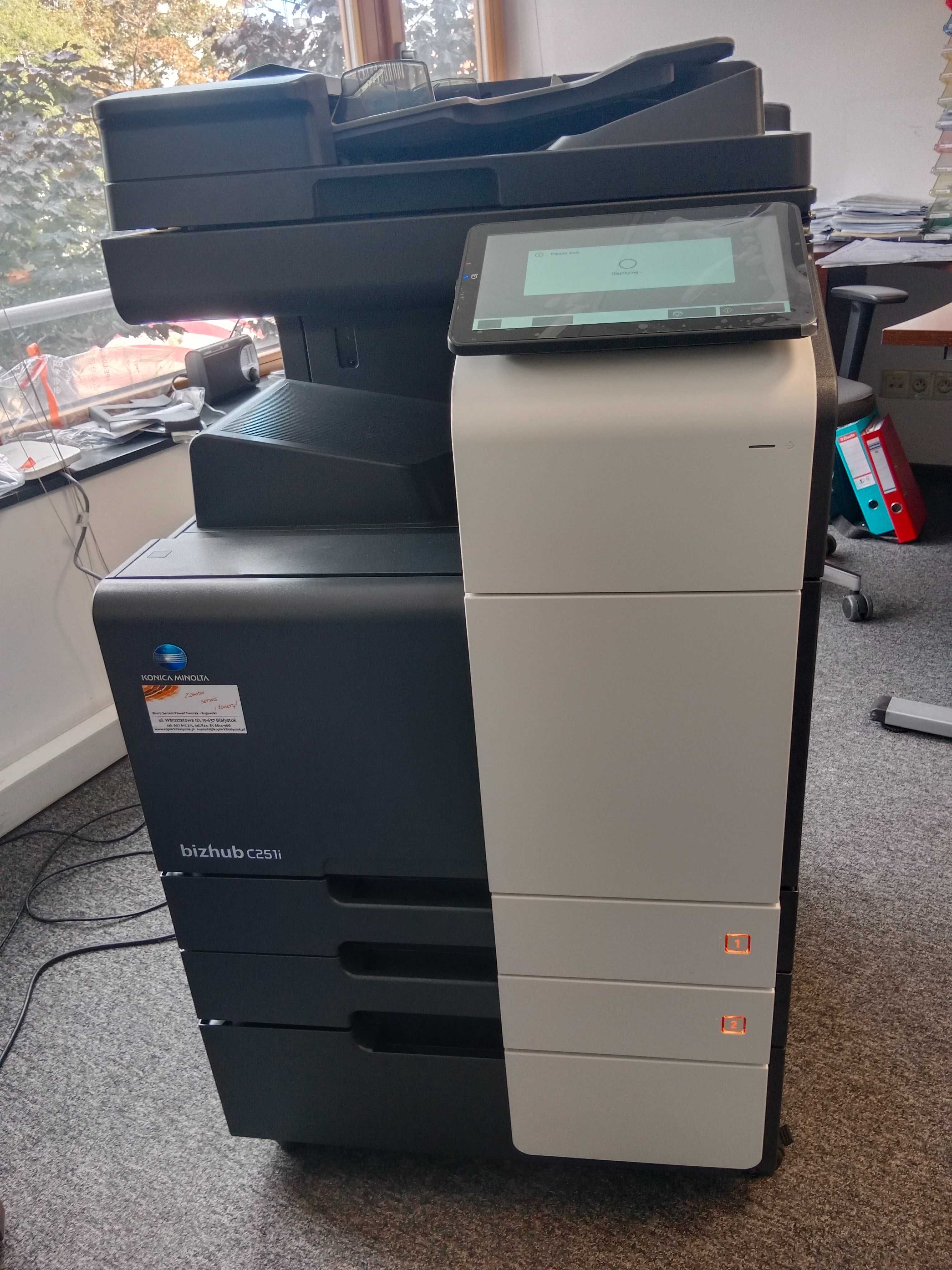 DRUKARKA Laserowa MFP Konica Minolta C251i NOWA Z TONERAMI I GWAR.