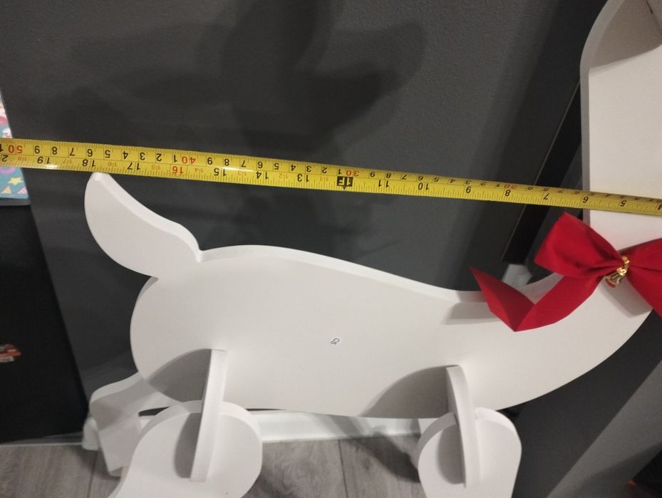 Renifer świąteczny na dwór ze światełkami