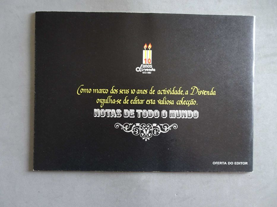 Caderneta de cromos vazia Notas de todo o mundo - Volume III África