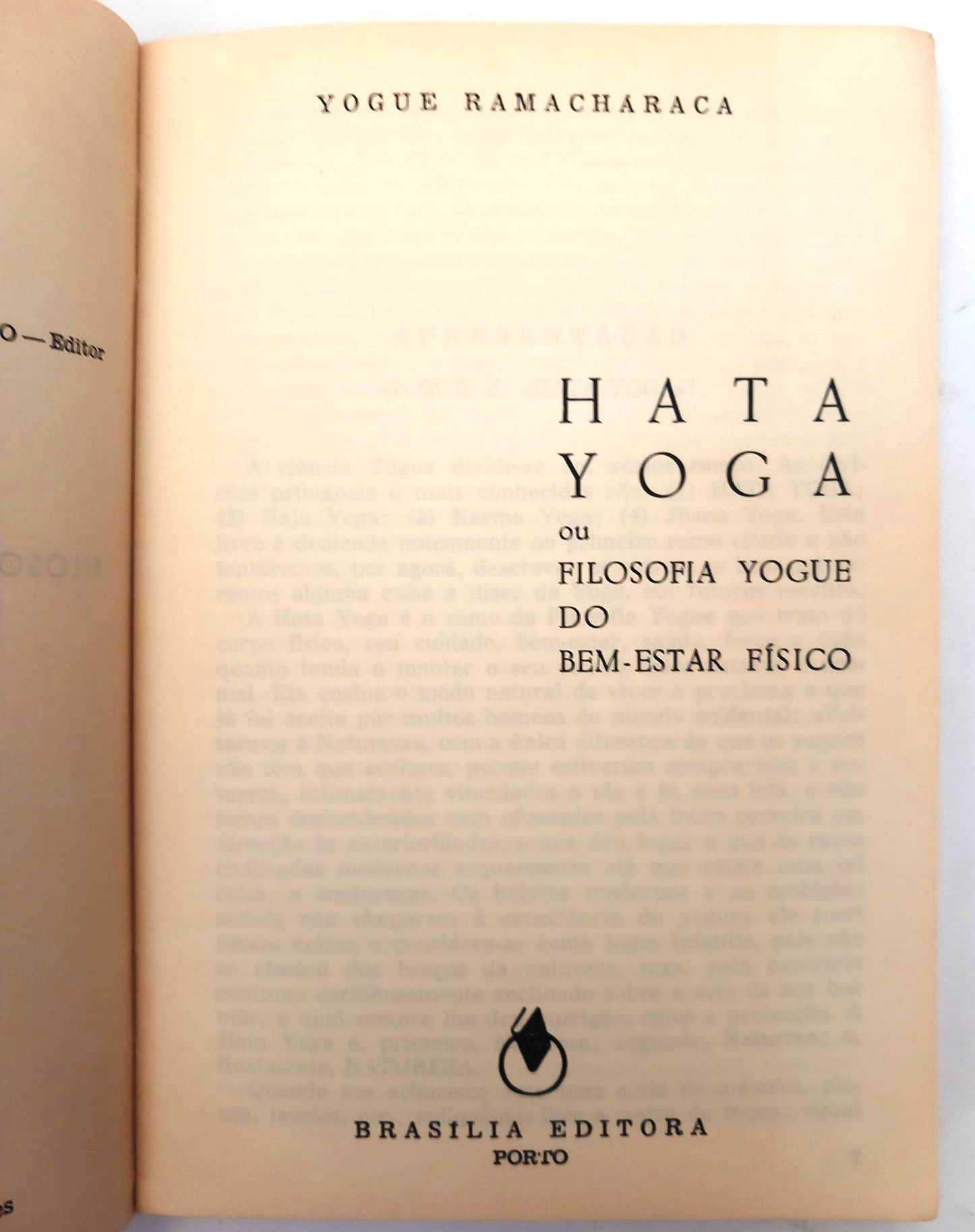 Hata Yoga, de Yogue Ramacháraca