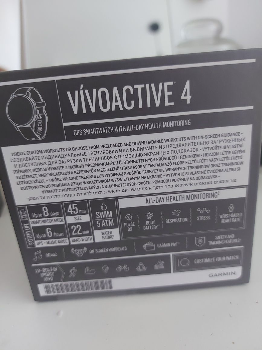 Zegarek smartwatch Garmin Vivoactive 4