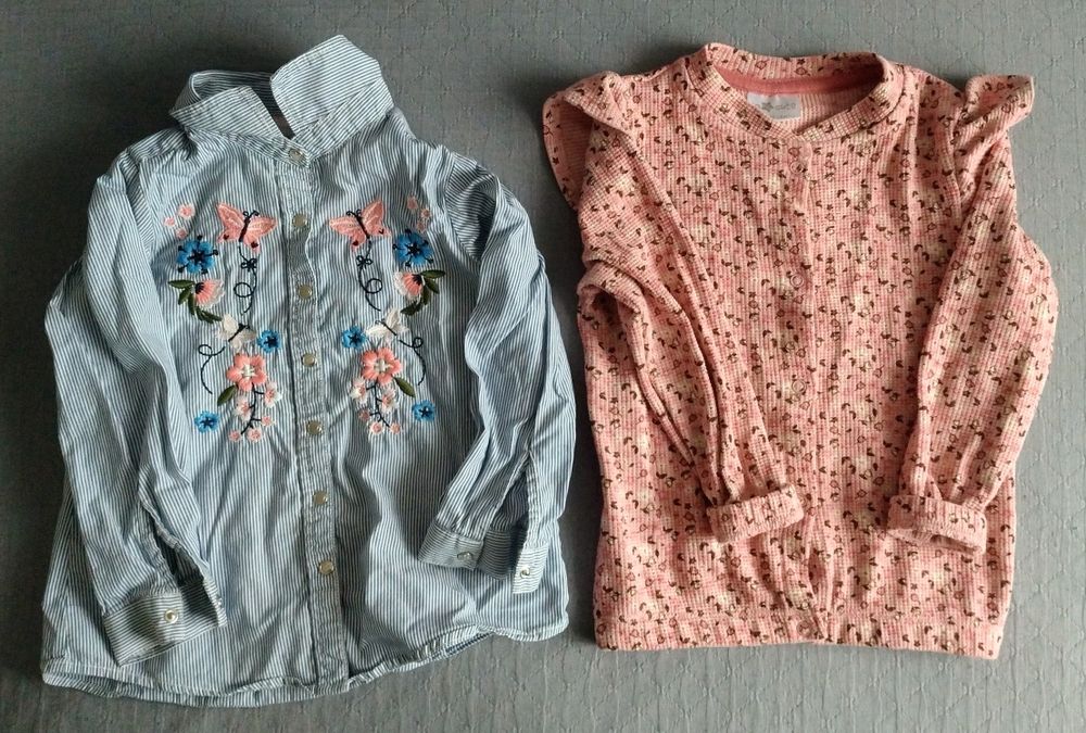 T-shirt z długim rękawem dla dziewczynki r.92